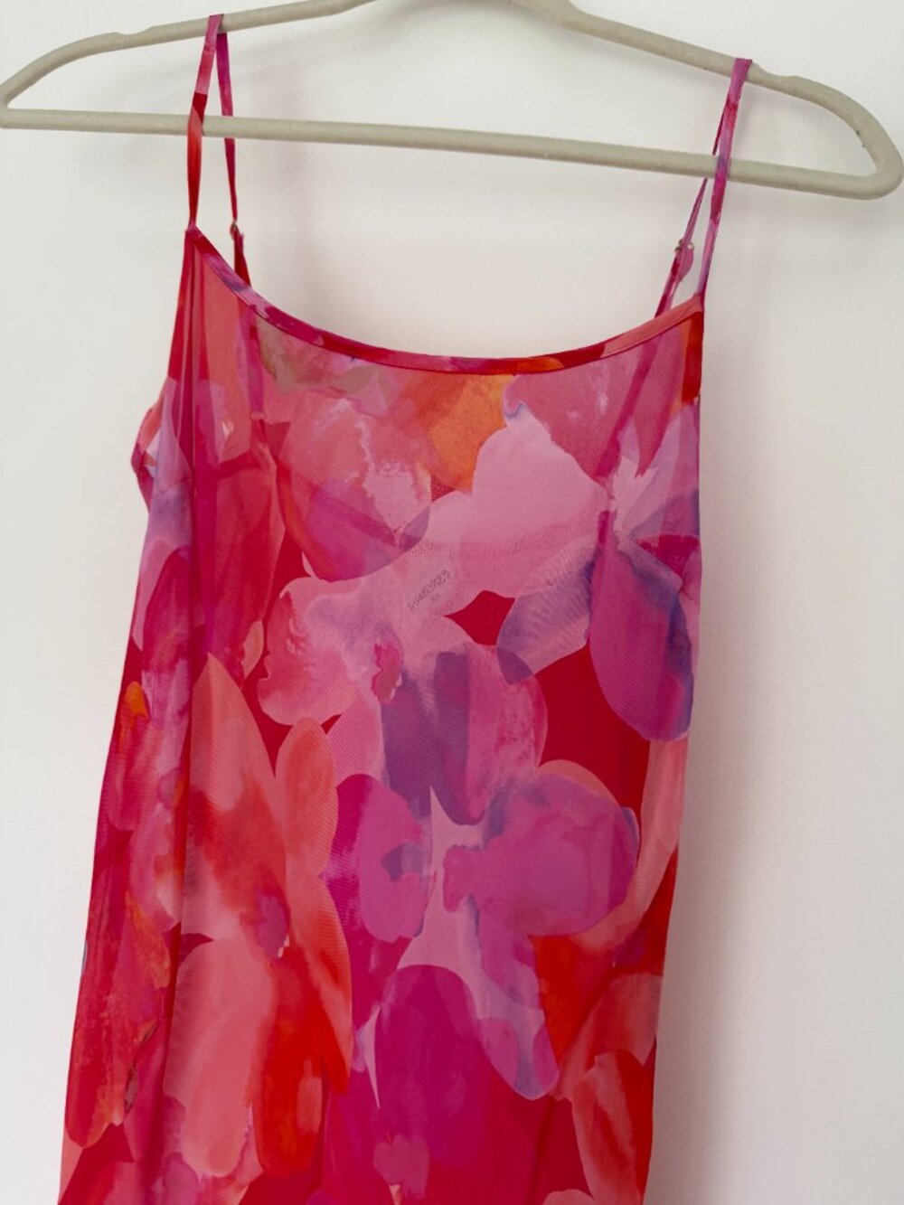 Rumored Vintage Slip Maxi Dress - Watercolor Pansy - Picture 5 of 6